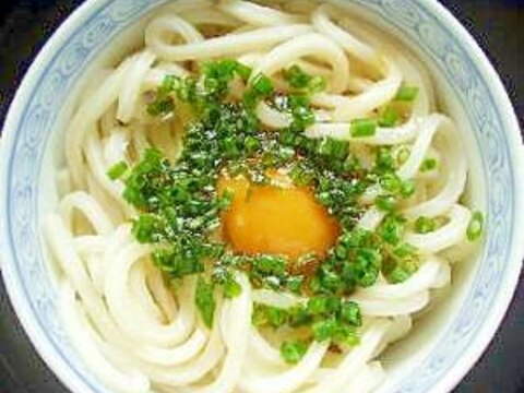 卵かけごはんのうどんは釜玉うどん